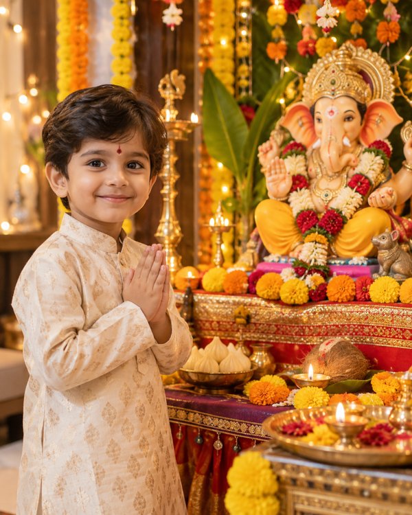 Day 1 Little Bappa Welcomer